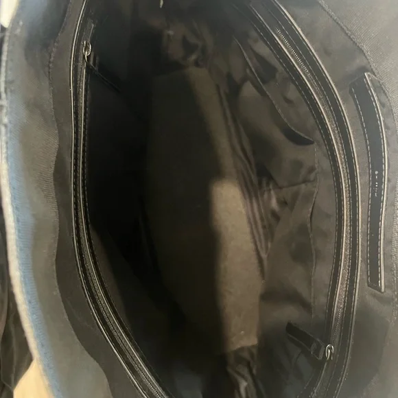 Lululemon Athletica Gray and Black Tote with matching small clutch - Picture 3 of 11